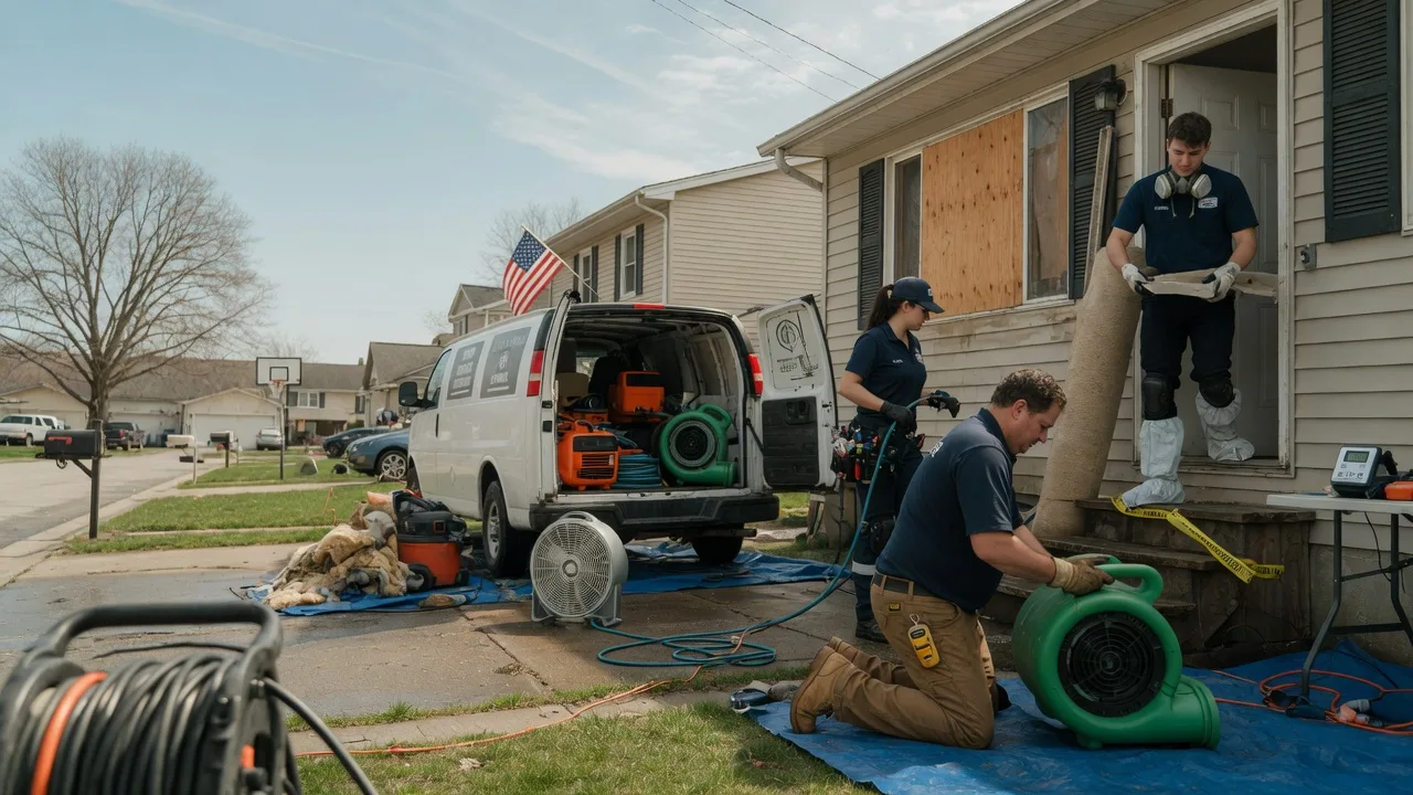 Water Damage Restoration in Wheaton, IL near me